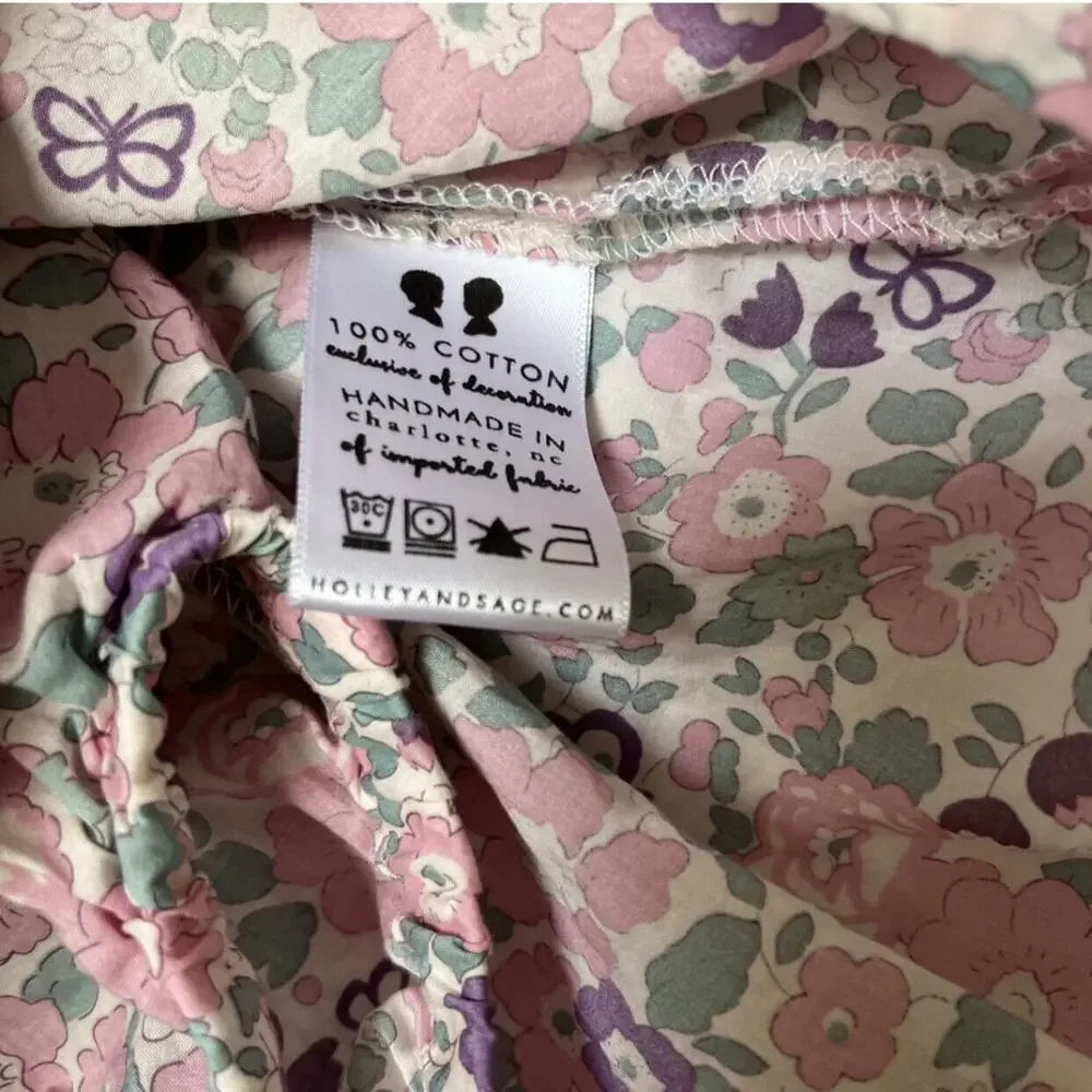 Holley + Sage Betsy Butterfly Floral Skirt 3T